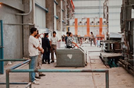 1988 ZAA 07 Primera Pruebas De La Roladora Wagner En Planta Santa Catarina. 