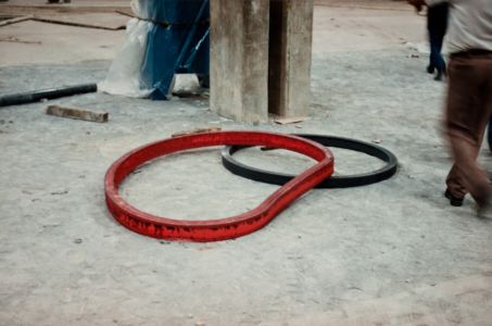 1988 ZAA 08 Anillo De Prueba Rolado Por Eduardo Garza T En Planta Santa Catarina.