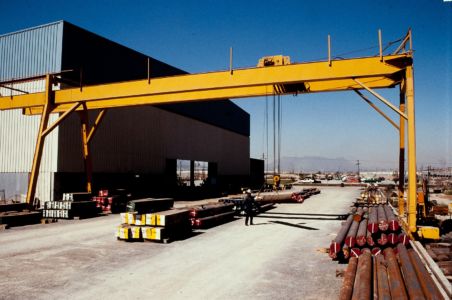 1989 Así Lucía El Patio De Materia Prima De Planta Santa Catarina