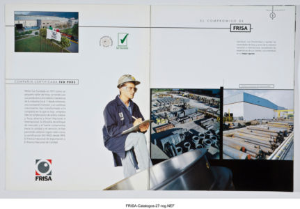 1996 Catalogo De Productos. Para Hacer Posible El Crecimiento De Esos Años, Con El Aumento De La Capacidad Instalada Y El Ciclo Alto Del Mercado, Durante 1995 Y 1996 Se Incorporaron Al área Comercial Algunos Profesionistas Muy Jóvenes. S