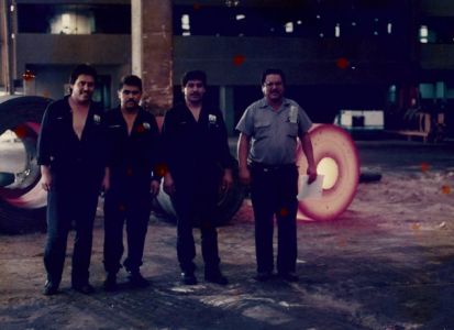 1997 Primera Pieza De 5 Toneladas Que Se Roló En La Roladora 3 Nuestro Cliente Hi Tech Gear En Monclova, Acero 1045