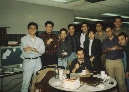 1998 Celebración De Cumpleaños En Oficina