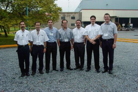 2003 AA Inaguración Planta Aerospace (foto Tomada En Planta Santa Catarina)