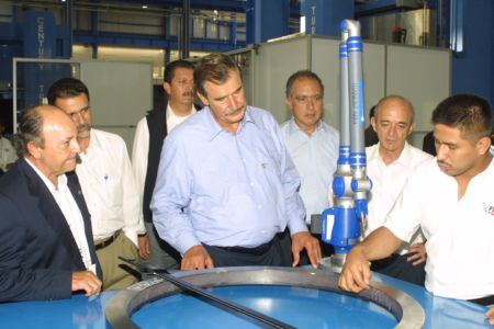 2003 AA Inauguración De FRISA Aerospace. Visita Del Presidente Vicente Fox. 