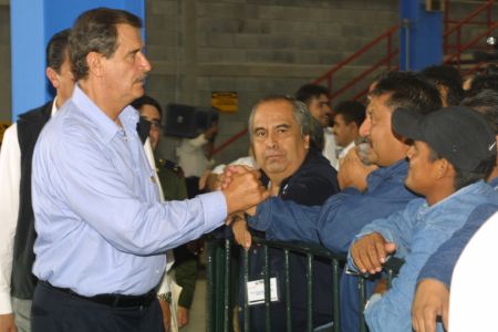 2003 AA Inauguración De FRISA Aerospace. Visita Del Presidente Vicente Fox. (6)