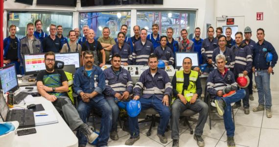 2016 Aa 2016 Equipo Durante Primera Colada De Prueba