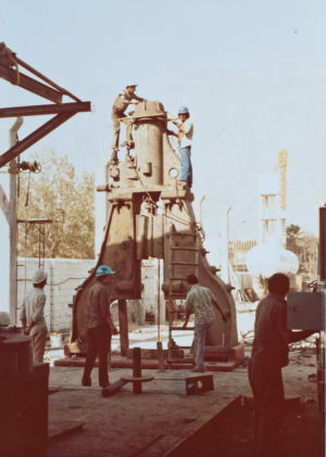 1978 BB  Instalación Del Martillo Erie Número 6, De 6,000 Libras
