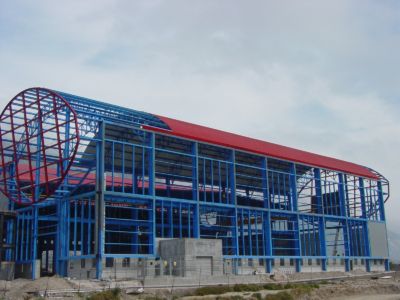 2002 A1 Vista De Nave En Construcción. Planta Aerospace.